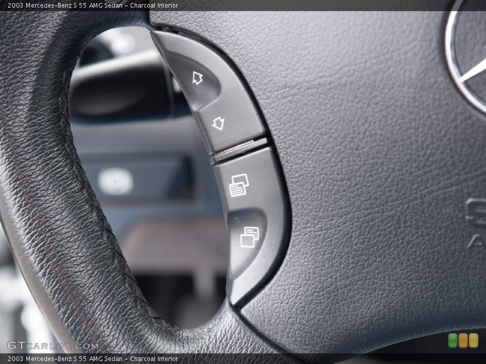 Charcoal Interior Controls for the 2003 Mercedes-Benz S 55 AMG Sedan #57113482