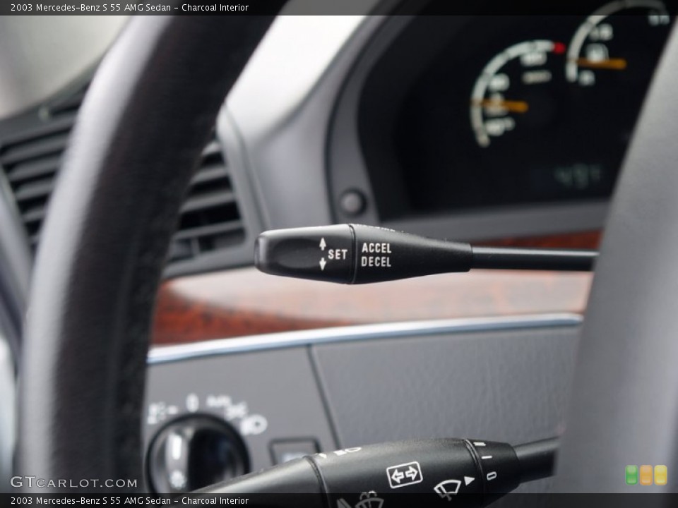 Charcoal Interior Controls for the 2003 Mercedes-Benz S 55 AMG Sedan #57113497