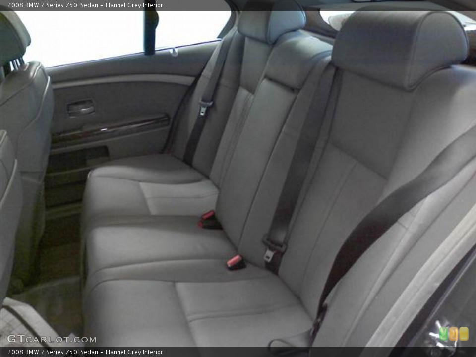 Flannel Grey Interior Photo for the 2008 BMW 7 Series 750i Sedan #57114211