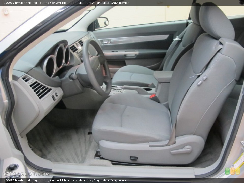 Dark Slate Gray/Light Slate Gray Interior Photo for the 2008 Chrysler Sebring Touring Convertible #57114640