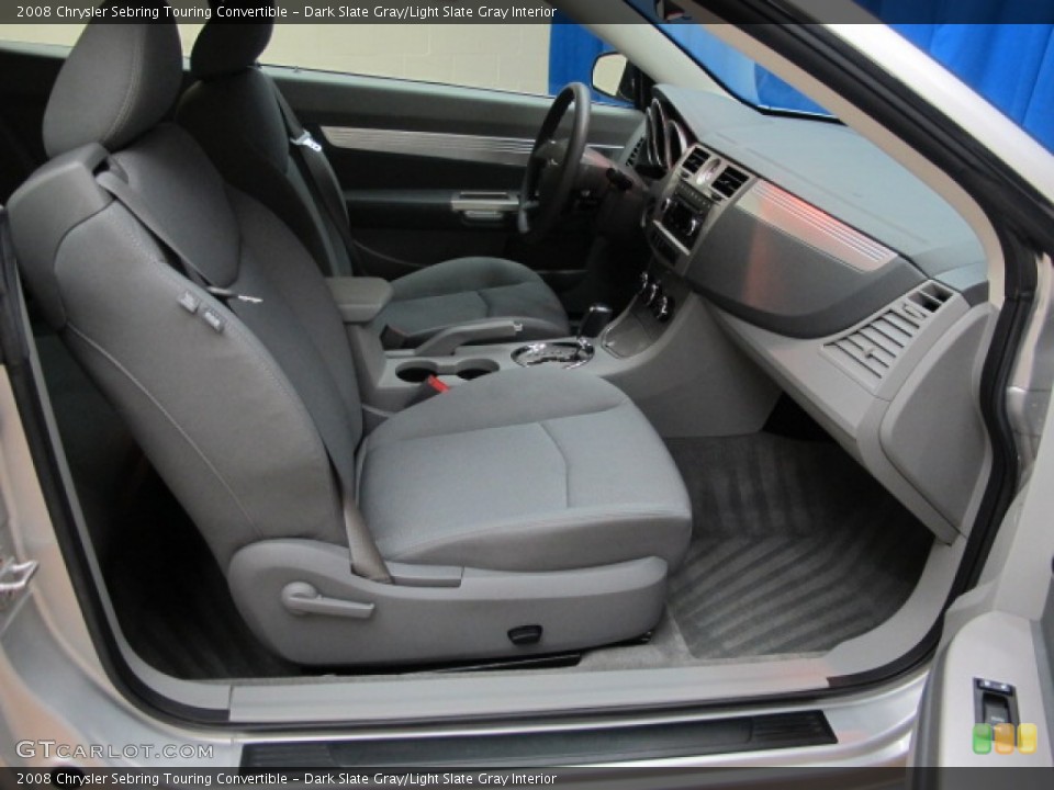 Dark Slate Gray/Light Slate Gray Interior Photo for the 2008 Chrysler Sebring Touring Convertible #57114679