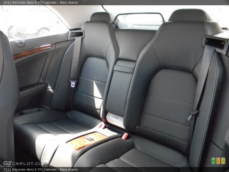 Black Interior Photo for the 2012 Mercedes-Benz E 350 Cabriolet #57115375