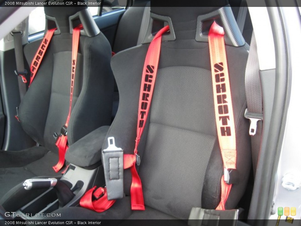 Black Interior Photo for the 2008 Mitsubishi Lancer Evolution GSR #57116260