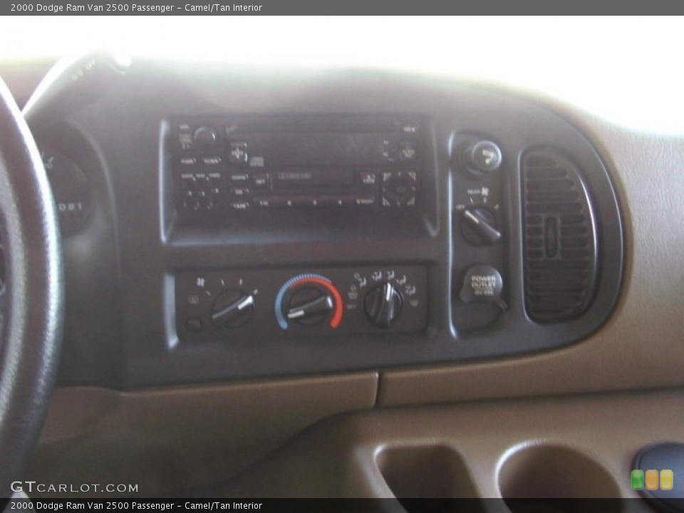 Camel/Tan Interior Controls for the 2000 Dodge Ram Van 2500 Passenger #57119602