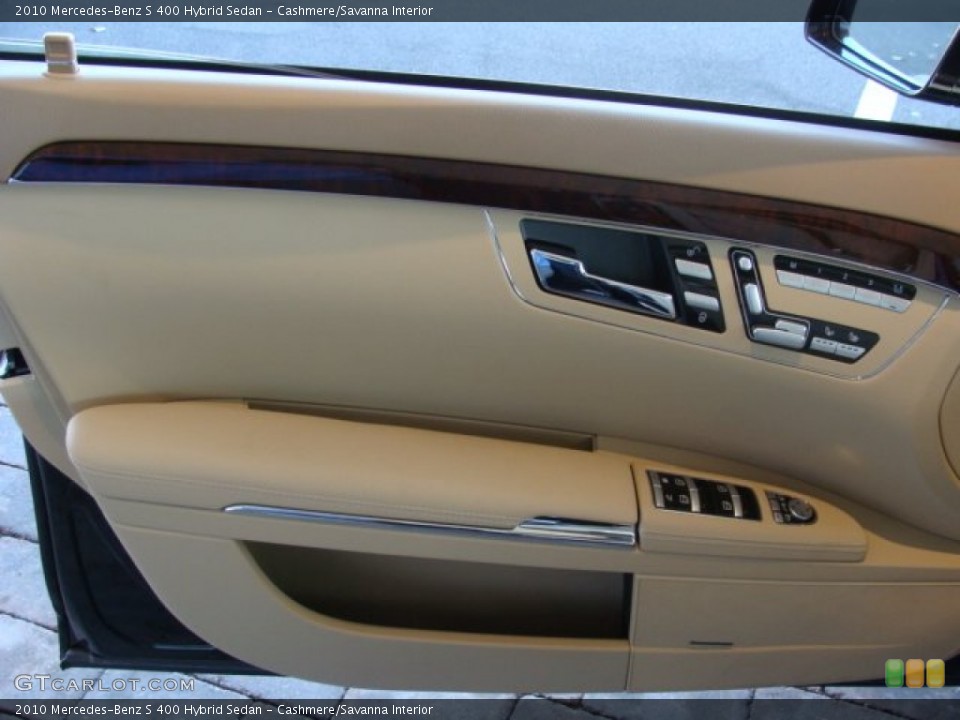 Cashmere/Savanna Interior Door Panel for the 2010 Mercedes-Benz S 400 Hybrid Sedan #57120769