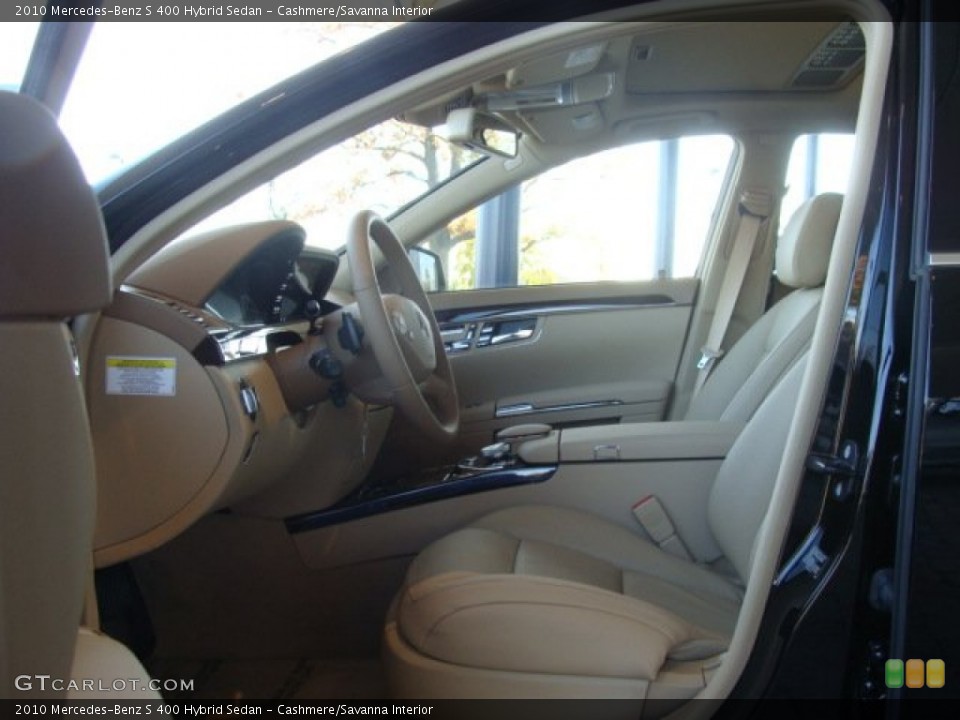 Cashmere/Savanna Interior Photo for the 2010 Mercedes-Benz S 400 Hybrid Sedan #57120784