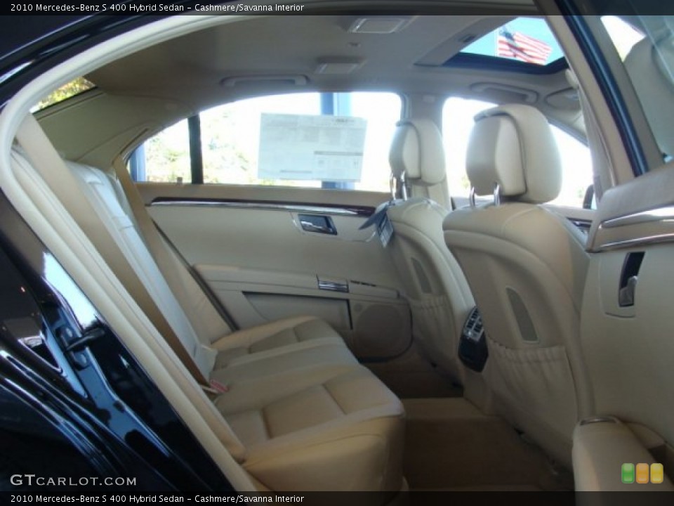 Cashmere/Savanna Interior Photo for the 2010 Mercedes-Benz S 400 Hybrid Sedan #57120877