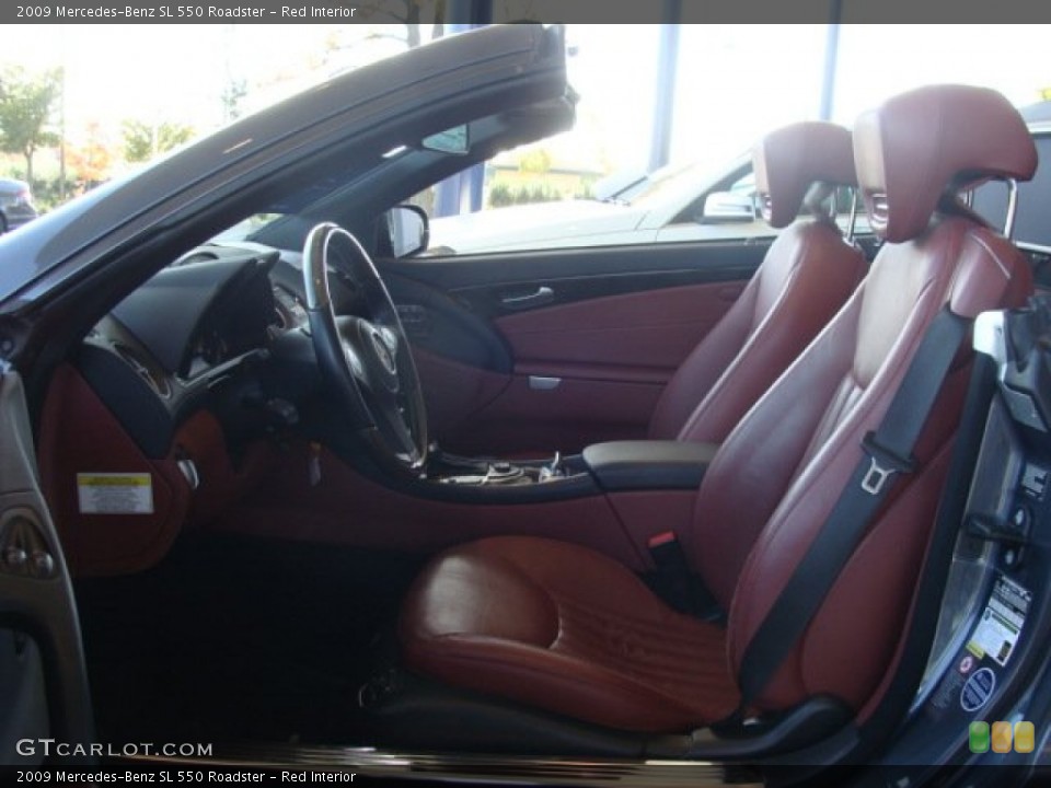 Red Interior Photo for the 2009 Mercedes-Benz SL 550 Roadster #57122890