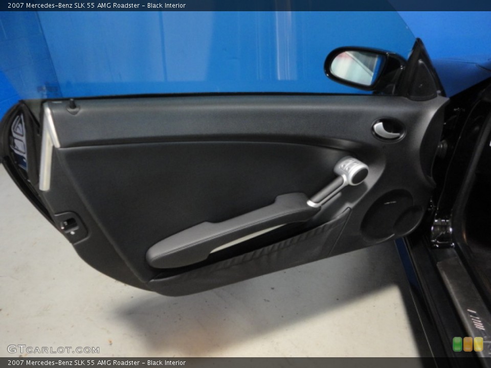 Black Interior Door Panel for the 2007 Mercedes-Benz SLK 55 AMG Roadster #57127336