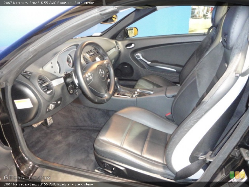 Black Interior Photo for the 2007 Mercedes-Benz SLK 55 AMG Roadster #57127342