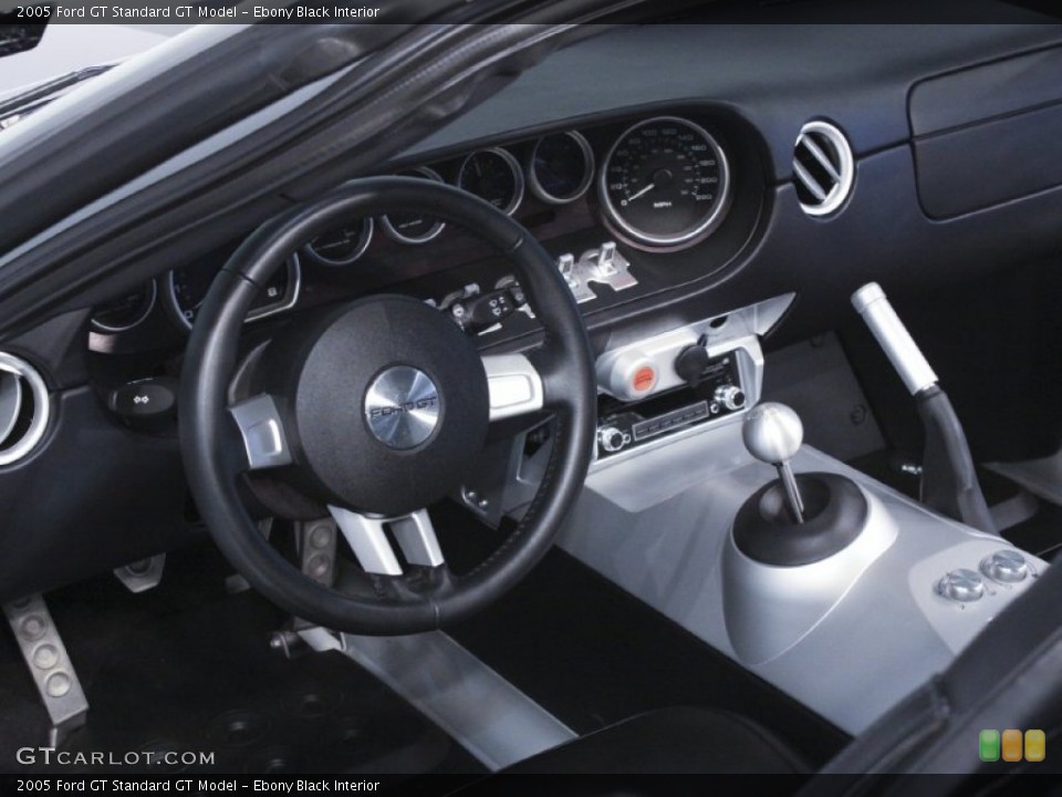 Ebony Black Interior Dashboard for the 2005 Ford GT  #57130333