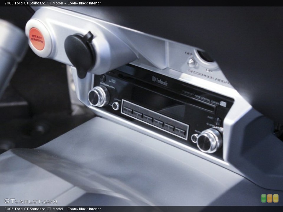 Ebony Black Interior Audio System for the 2005 Ford GT  #57130444
