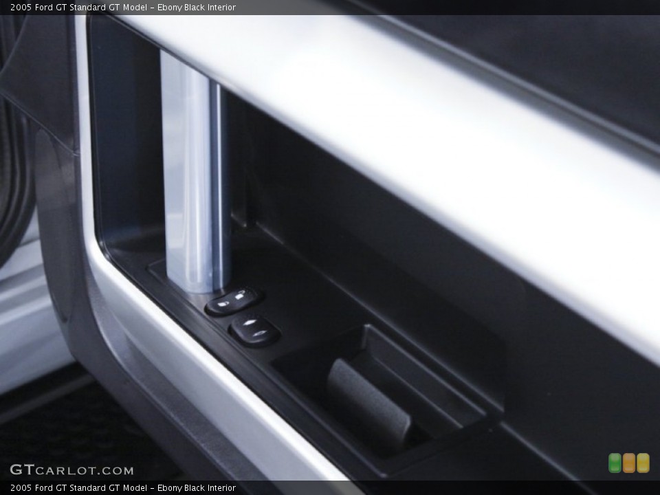 Ebony Black Interior Door Panel for the 2005 Ford GT  #57130452
