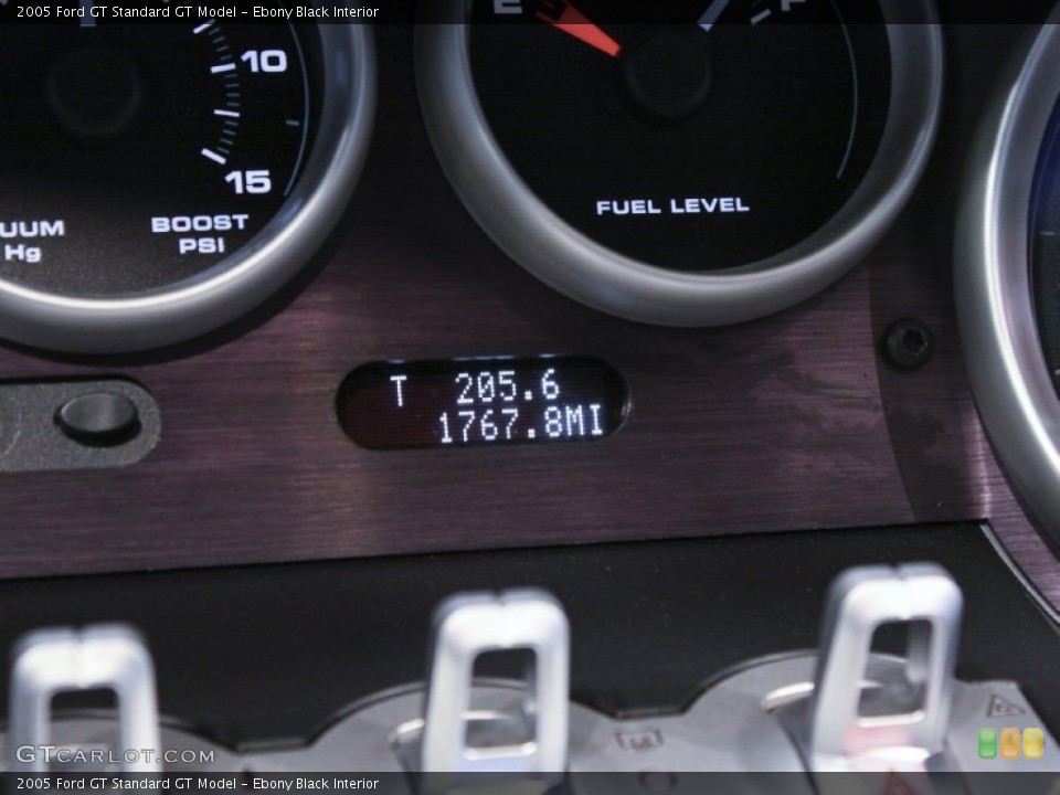 Ebony Black Interior Gauges for the 2005 Ford GT  #57130468