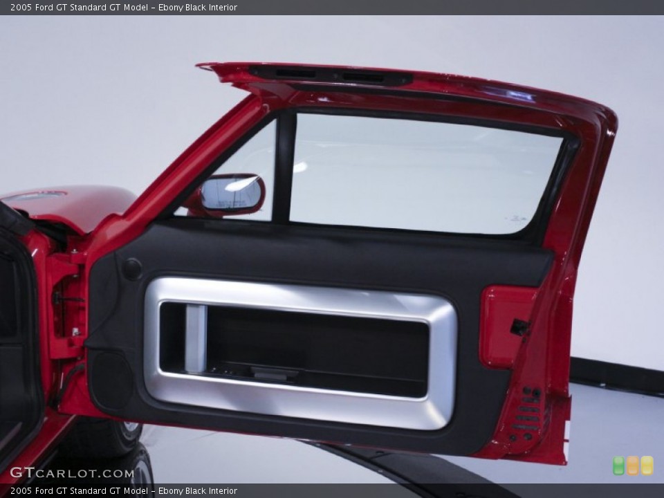 Ebony Black Interior Door Panel for the 2005 Ford GT  #57131056