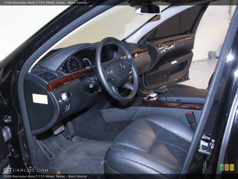 Black Interior Photo for the 2009 Mercedes-Benz S 550 4Matic Sedan #57132841