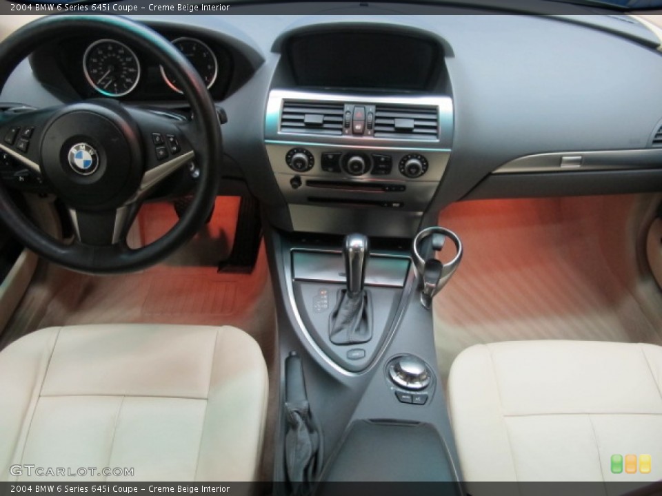 Creme Beige Interior Dashboard for the 2004 BMW 6 Series 645i Coupe #57133063