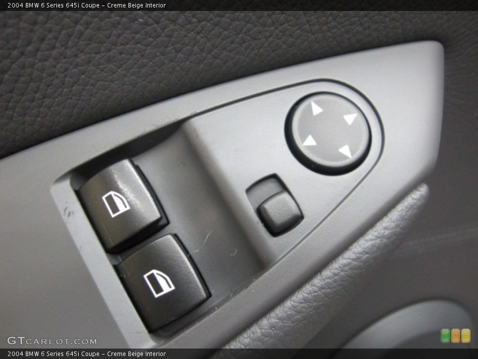 Creme Beige Interior Controls for the 2004 BMW 6 Series 645i Coupe #57133213