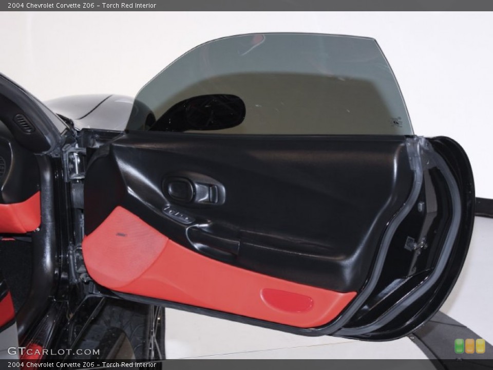 Torch Red Interior Door Panel for the 2004 Chevrolet Corvette Z06 #57134854
