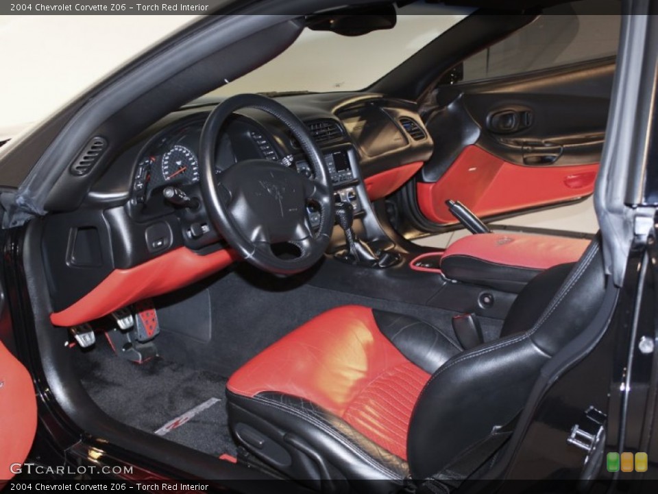 Torch Red Interior Photo for the 2004 Chevrolet Corvette Z06 #57134872