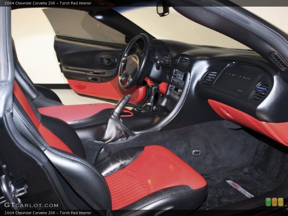 Torch Red Interior Photo for the 2004 Chevrolet Corvette Z06 #57134878