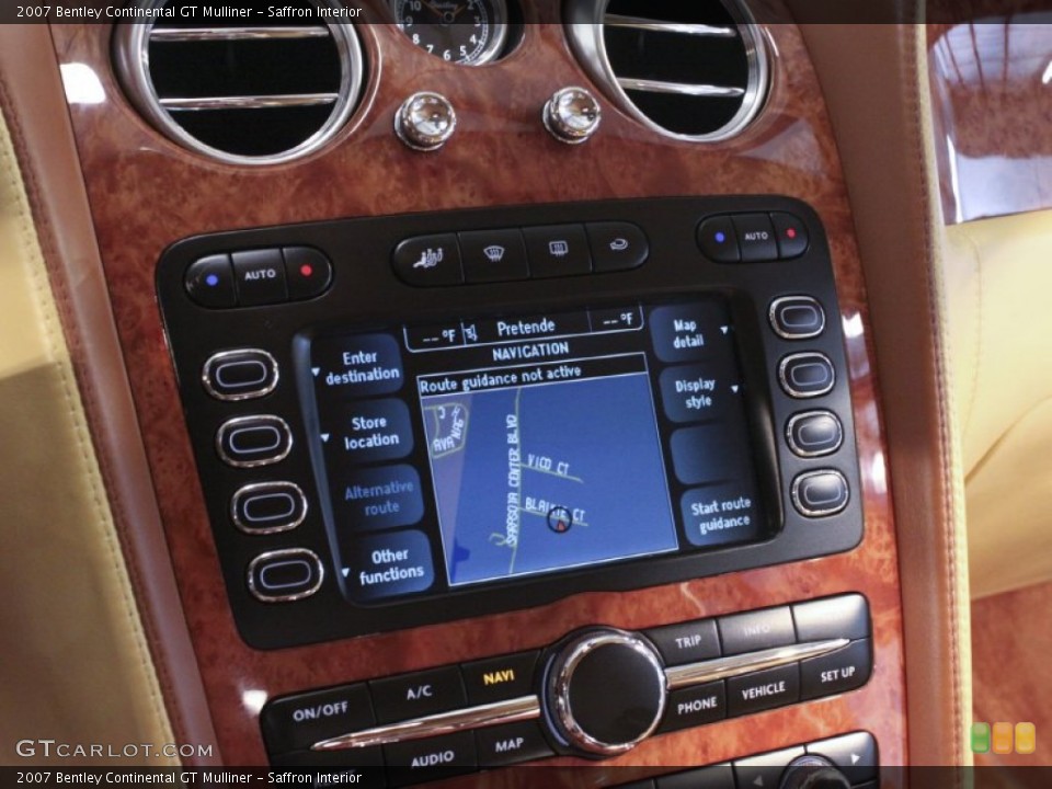Saffron Interior Controls for the 2007 Bentley Continental GT Mulliner #57136852