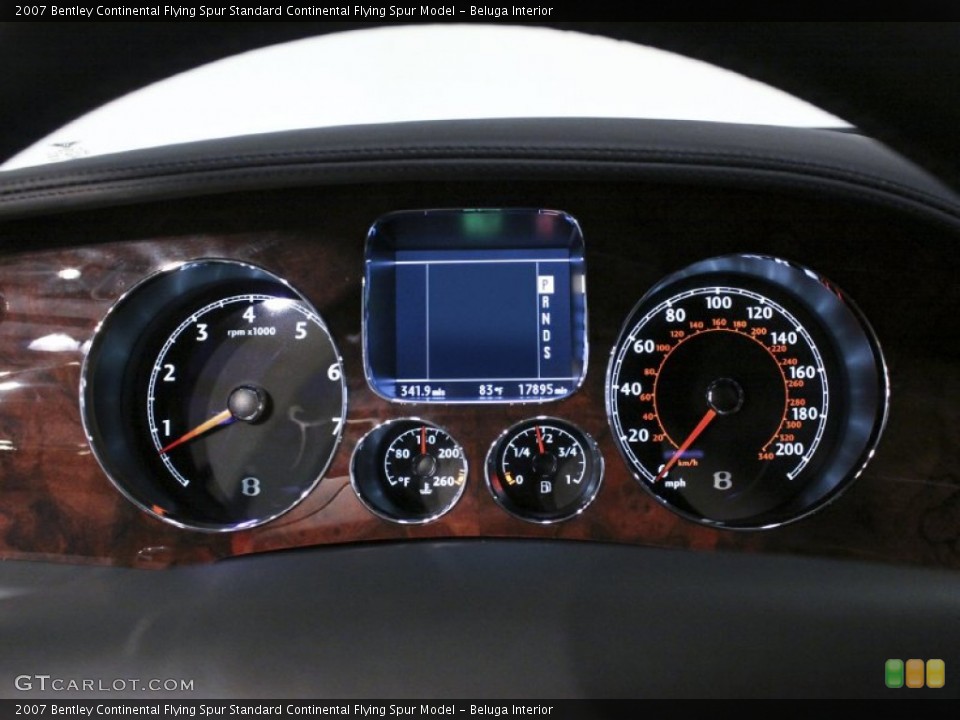 Beluga Interior Gauges for the 2007 Bentley Continental Flying Spur  #57137668