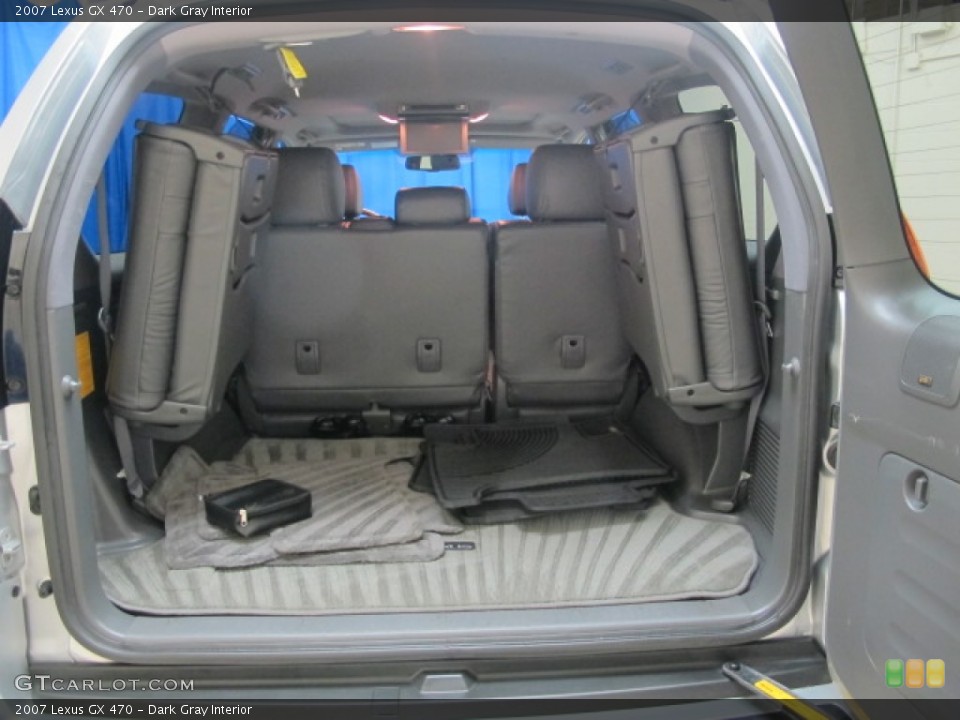 Dark Gray Interior Trunk for the 2007 Lexus GX 470 #57142496