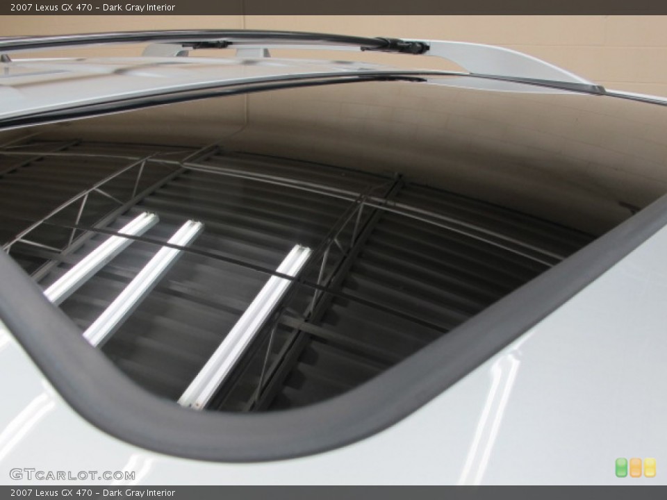 Dark Gray Interior Sunroof for the 2007 Lexus GX 470 #57142505