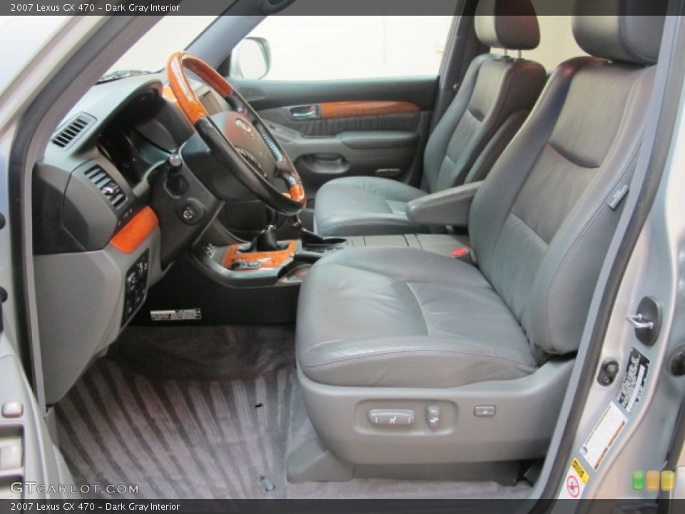 Dark Gray Interior Photo for the 2007 Lexus GX 470 #57142549