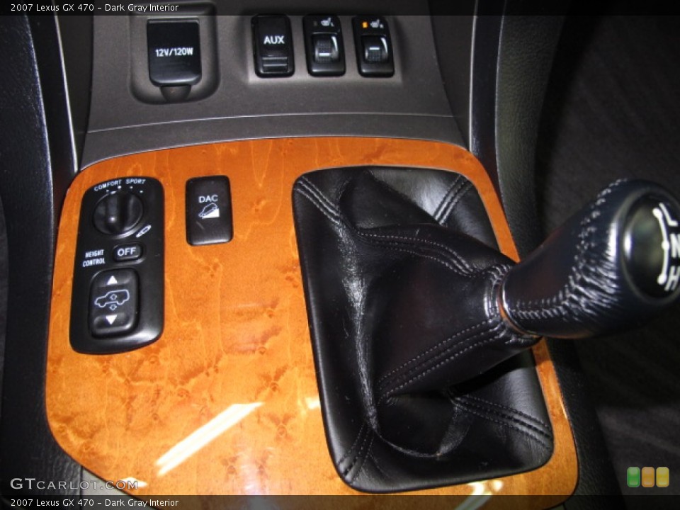 Dark Gray Interior Controls for the 2007 Lexus GX 470 #57142753