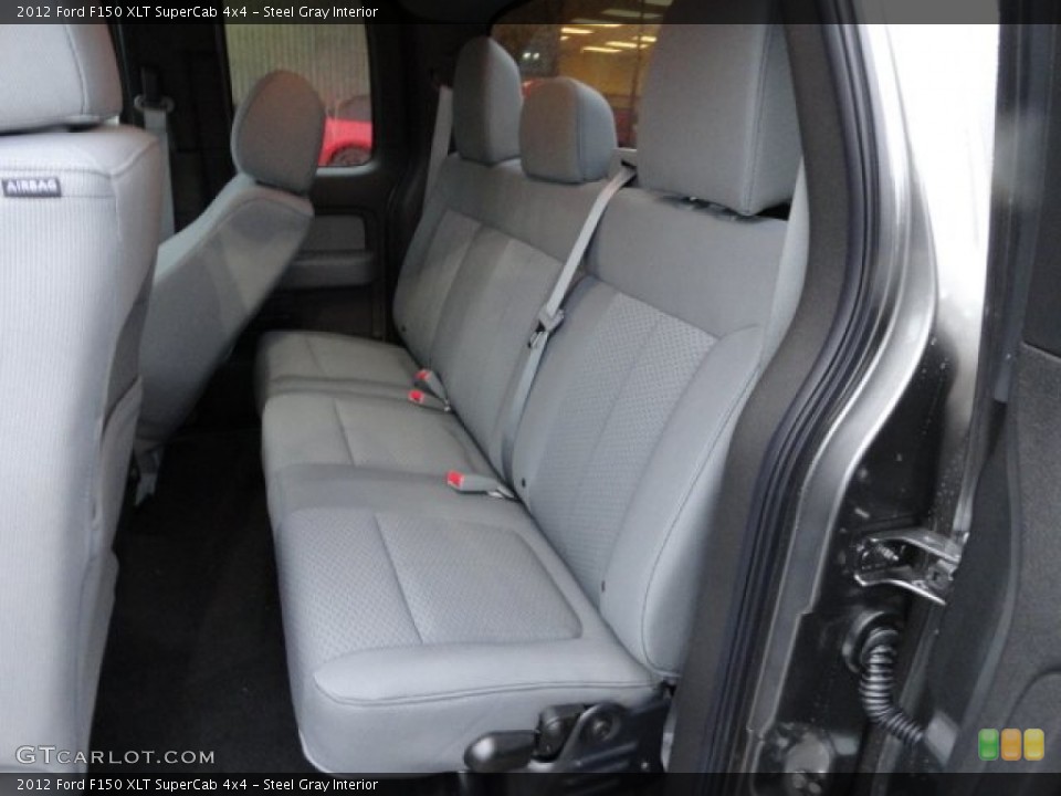 Steel Gray Interior Photo for the 2012 Ford F150 XLT SuperCab 4x4 #57143482