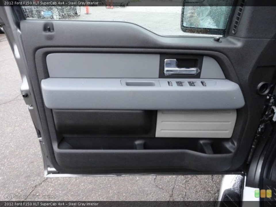 Steel Gray Interior Door Panel for the 2012 Ford F150 XLT SuperCab 4x4 #57143497