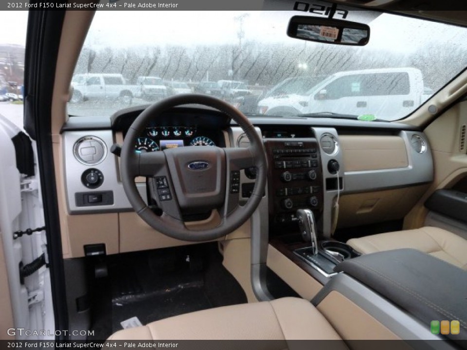 Pale Adobe Interior Dashboard for the 2012 Ford F150 Lariat SuperCrew 4x4 #57143674