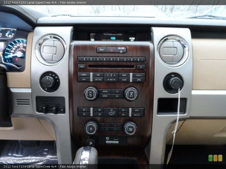 Pale Adobe Interior Controls for the 2012 Ford F150 Lariat SuperCrew 4x4 #57143725