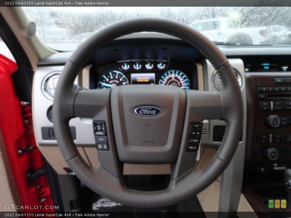 Pale Adobe Interior Steering Wheel for the 2012 Ford F150 Lariat SuperCab 4x4 #57143890