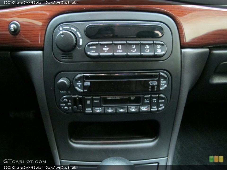 Dark Slate Gray Interior Controls for the 2003 Chrysler 300 M Sedan #57147595