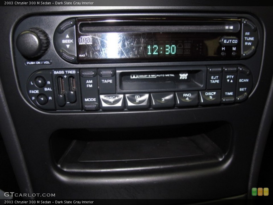 Dark Slate Gray Interior Audio System for the 2003 Chrysler 300 M Sedan #57147603