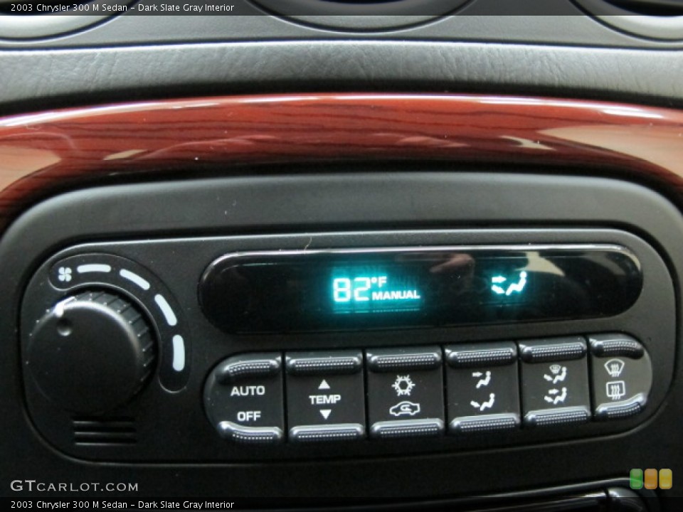 Dark Slate Gray Interior Controls for the 2003 Chrysler 300 M Sedan #57147610