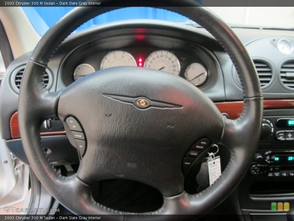 Dark Slate Gray Interior Steering Wheel for the 2003 Chrysler 300 M Sedan #57147628