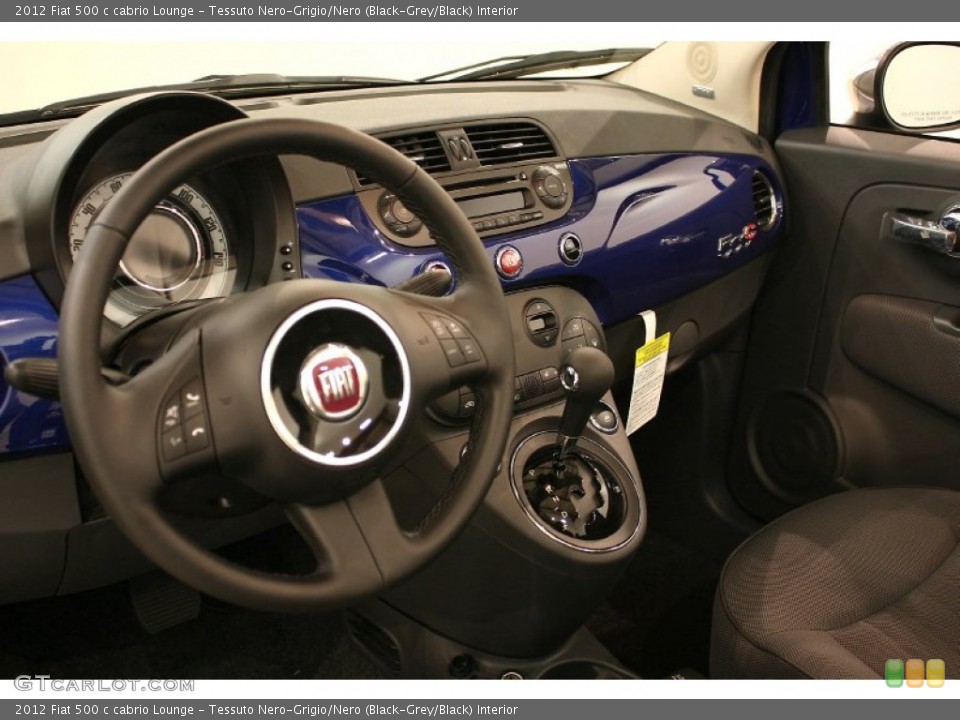 Tessuto Nero-Grigio/Nero (Black-Grey/Black) Interior Dashboard for the 2012 Fiat 500 c cabrio Lounge #57147745