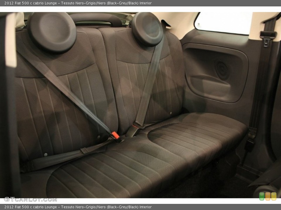 Tessuto Nero-Grigio/Nero (Black-Grey/Black) Interior Photo for the 2012 Fiat 500 c cabrio Lounge #57147826