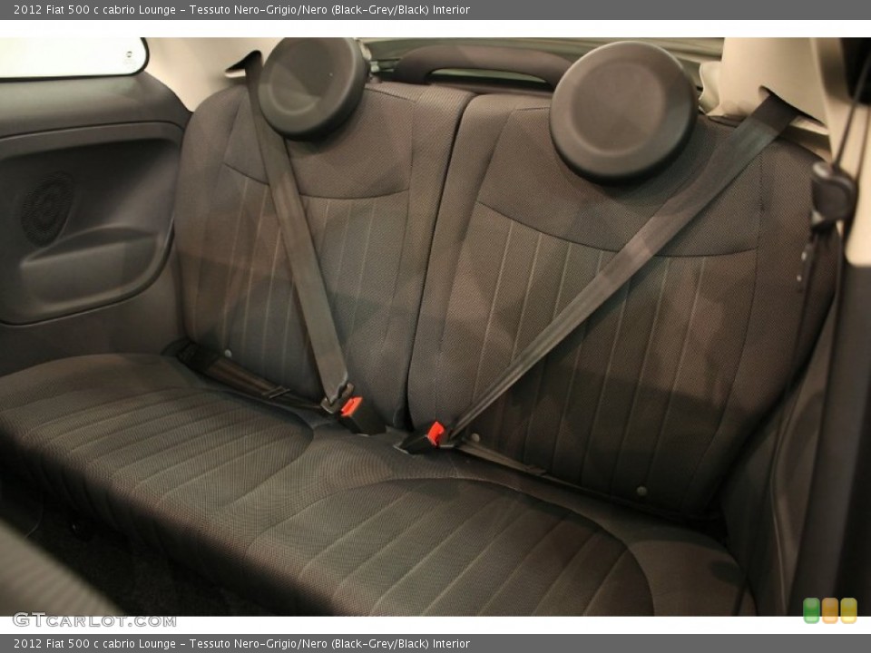 Tessuto Nero-Grigio/Nero (Black-Grey/Black) Interior Photo for the 2012 Fiat 500 c cabrio Lounge #57147841