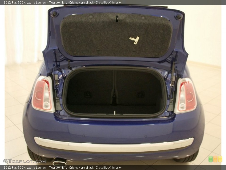 Tessuto Nero-Grigio/Nero (Black-Grey/Black) Interior Trunk for the 2012 Fiat 500 c cabrio Lounge #57147859
