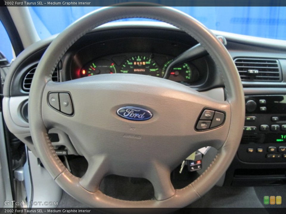 Medium Graphite Interior Steering Wheel for the 2002 Ford Taurus SEL #57150766