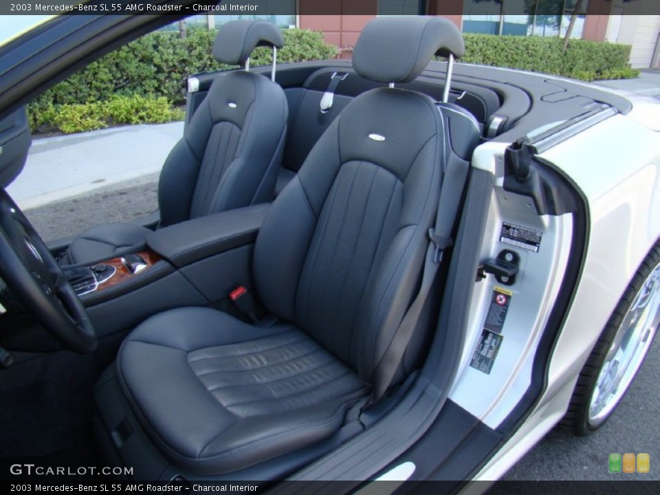 Charcoal Interior Photo for the 2003 Mercedes-Benz SL 55 AMG Roadster #57151405