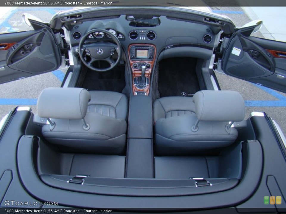 Charcoal Interior Photo for the 2003 Mercedes-Benz SL 55 AMG Roadster #57151414