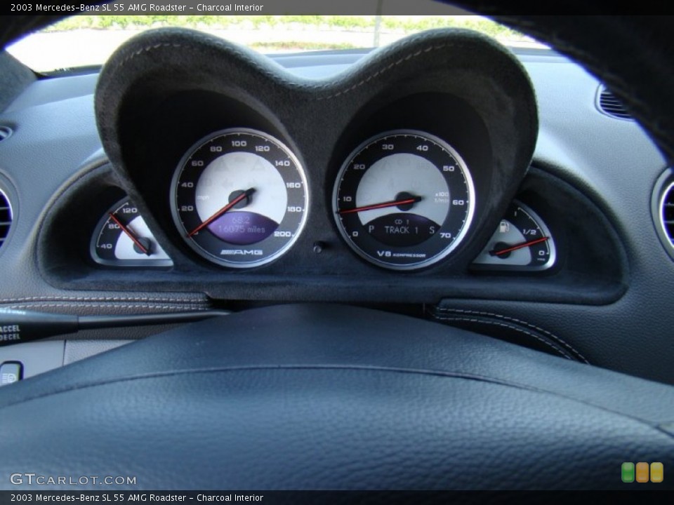 Charcoal Interior Gauges for the 2003 Mercedes-Benz SL 55 AMG Roadster #57151486