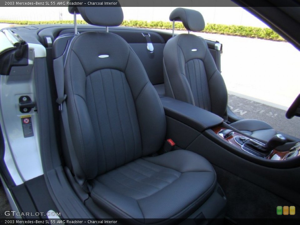 Charcoal Interior Photo for the 2003 Mercedes-Benz SL 55 AMG Roadster #57151609