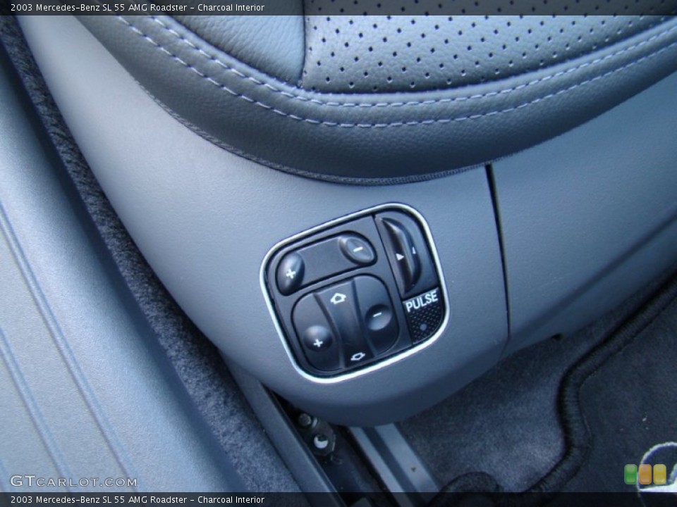 Charcoal Interior Controls for the 2003 Mercedes-Benz SL 55 AMG Roadster #57151630